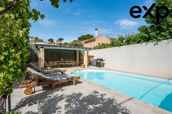 Maison familiale avec jardin, piscine, garage et triple exposition – Plan-de-Cuques, La Montade