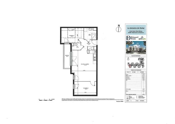 Appartement à vendre 3 pièces 63 m² Villeneuve-la-Garenne