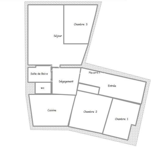 Appartement 4 pièces cœur de centre ville