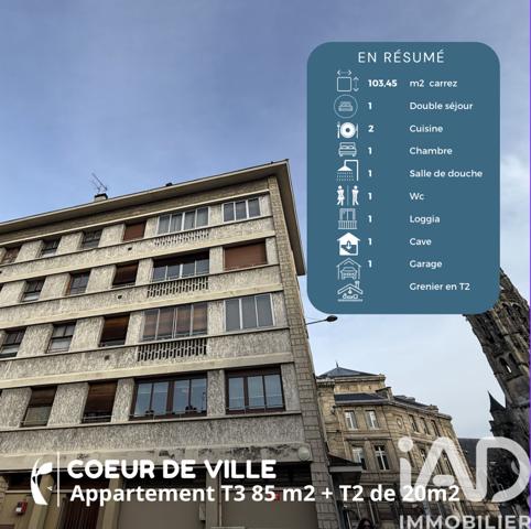 Appartement à vendre 4 pièces 103 m² Rouen