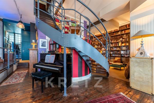 Loft en duplex avec terrasses - Jardin des plantes