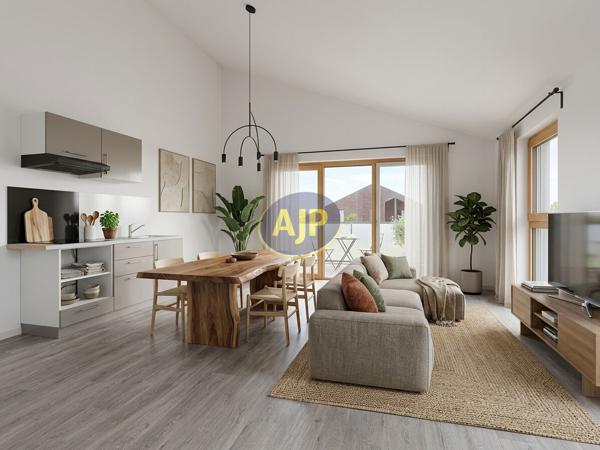 Appartement à vendre Carquefou - 3 pièces, 64m² avec 2 chambre(s) à 265 000€ - AJP Immobilier Nantes Sud
