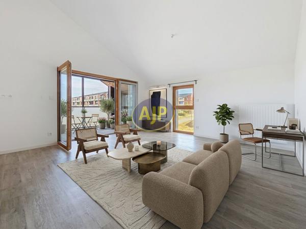 Appartement à vendre Carquefou - 3 pièces, 64m² avec 2 chambre(s) à 265 000€ - AJP Immobilier Nantes Sud
