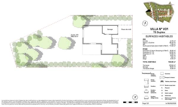 SEIGNOSSE BOURG - Villa T5 de 110m² avec jardin de 500m²