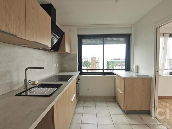 Appartement 3 pièces 63.5 m² - Gare Sud avec balcon, garage et jardin collectif