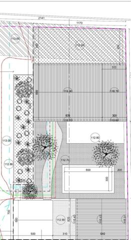 Terrain constructible plat, viabilisé, avec permis