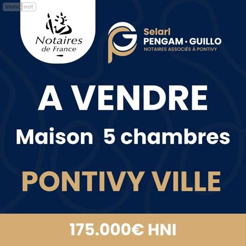 Achat - Maison Pontivy 56300 7 pièces 124 m 2 502 m 2