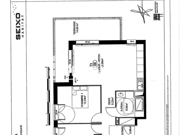 Location Appartement 3 pièces 64.72 m² - ALLEE D'AOUCE Benesse-maremne 40230