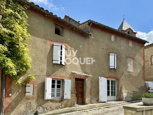 10 min SUD OUEST CARCASSONNE - Maison de village 162 m² + grenier + cour 23 m²