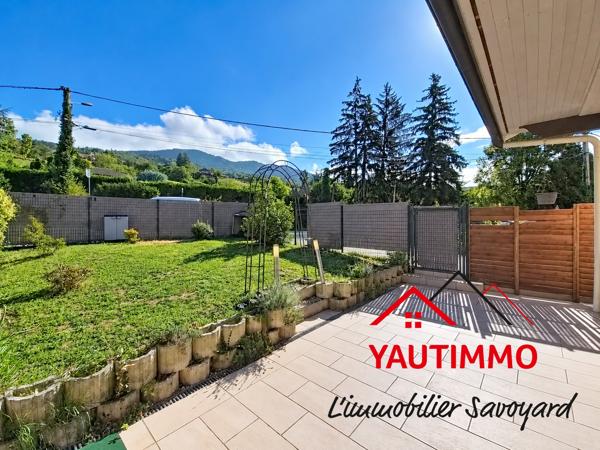 LUCINGES – T2 de 48 m² habitables avec jardin, terrasse, garage et 3 stationnements