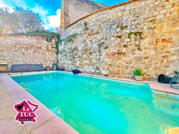 Maison médiévale du XIIIe siècle avec piscine Penne-d'Agenais (47140)