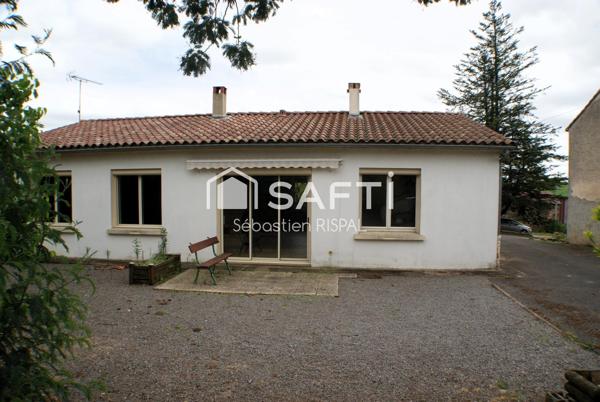 Maison 3-4 chambres, garage, grenier et terrain