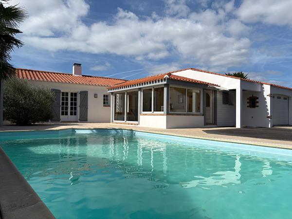 Maison Saint Hilaire De Riez 3 ch, garages, piscine