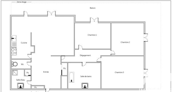 Appartement à vendre 4 pièces 84,21 m² Sèvres