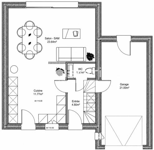 Maison contemporaine proche mer – 3 chambres