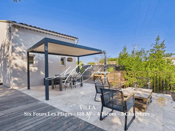 Six-Fours-les-Plages (83140) Six-Fours-les-Plages – Secteur résidentiel de Talian Villa lumineuse avec piscine & espace indépendant