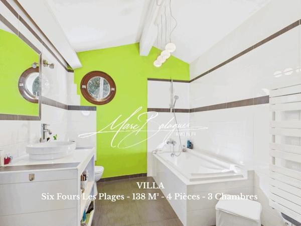 Six-Fours-les-Plages (83140) Six-Fours-les-Plages – Secteur résidentiel de Talian Villa lumineuse avec piscine & espace indépendant