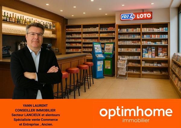 Murs et Fonds de commerce BAR TABAC LOTO PMU à vendre  proche de LAMBALLE.