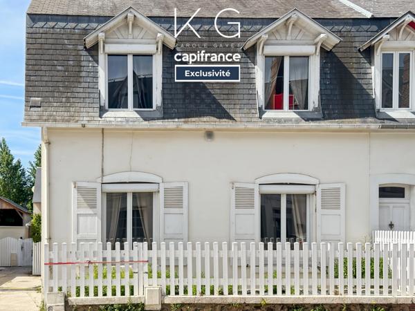 EXCLUSIVITE Deauville, proche gare SNCF et place Morny, quartier hippodrome, maison de ville à vendre, 3 chambres