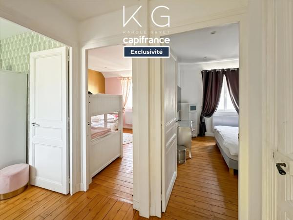 EXCLUSIVITE Deauville, proche gare SNCF et place Morny, quartier hippodrome, maison de ville à vendre, 3 chambres