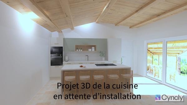 Maison  avec grand terrain pour chevaux