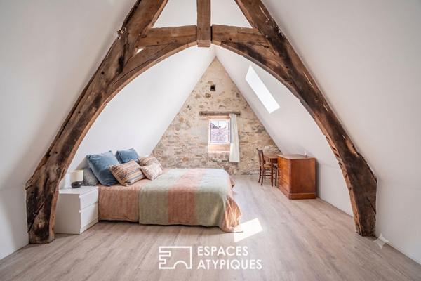 Demeure du XVIème siècle / Façade à tourelle et rénovation contemporaine au coeur du Croisic