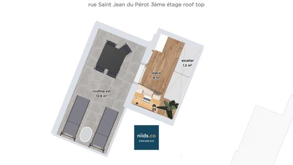 APPARTEMENT TERRASSE ET ROOFTOP