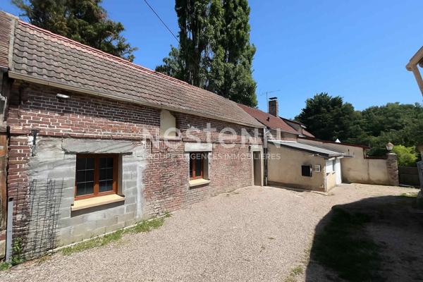 CHAUMONT EN VEXIN Maison de 75 m² avec dépendance attenante et communicante de 50 m² au sol (+ combles aménageables) sur 1500 m² de terrain