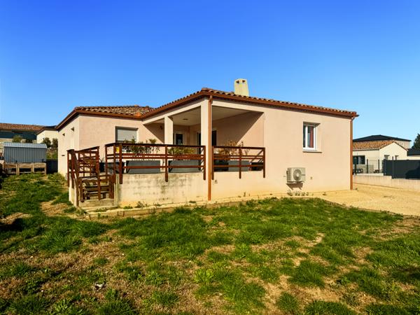 Lavilledieu (07170) Villa Récente Plain-pied avec Terrasse, Garage et Jardin à deux pas des Commodités…