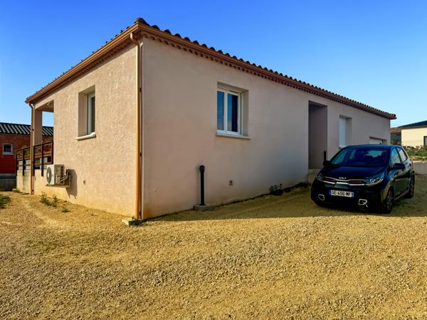 Lavilledieu (07170) Villa Récente Plain-pied avec Terrasse, Garage et Jardin à deux pas des Commodités…
