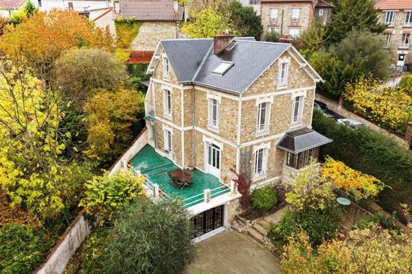 Belle maison meulière 8 pièces à vendre à JUVISY SUR ORGE (Essonne) à 20 km de Paris dans un quartier prisé !
