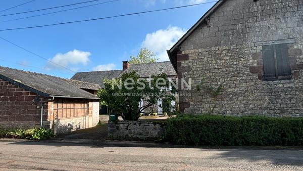 Maison d'habitation et deux granges à vendre à Saint Aulaire - 3 chambres - 1 sde - Deux puits