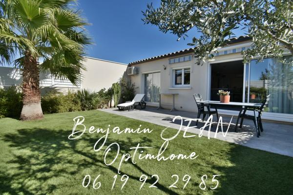 À vendre – Maison contemporaine de plain-pied 95 m² – Sérignan proche Valras