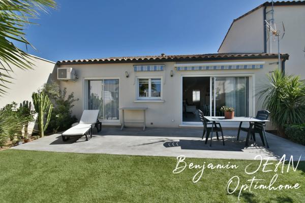 À vendre – Maison contemporaine de plain-pied 95 m² – Sérignan proche Valras