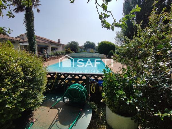 MAISON DE PLAIN PIED, PISCINE, PAS DE VIS A VIS