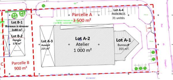 Local d’activité à vendre 1 995 m² Lentilly
