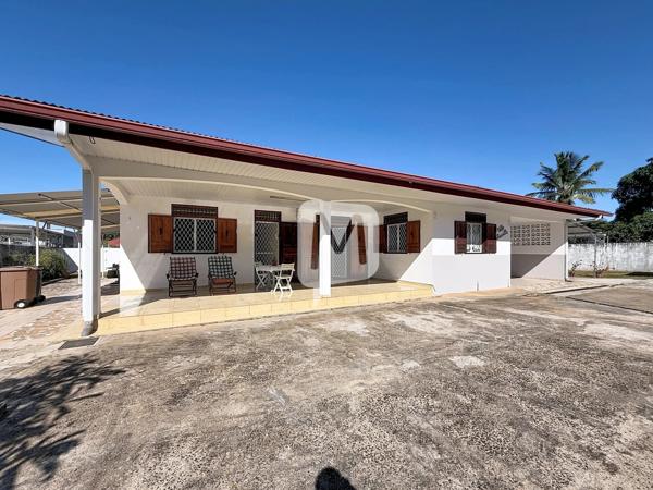 DPT GUYANE, à vendre CAYENNE Maison T4 plain pied de 163  m2 sur un terrain de 1 201 m2