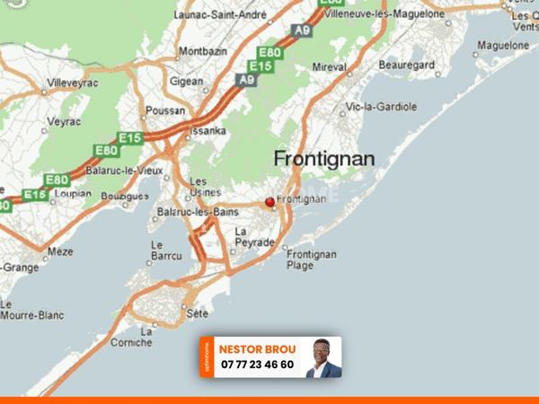 FRONTIGNAN (34) - TER 10 MIN DE MONTPELLIER - APPARTEMENT 3 PIECES 66 m² AVEC TERRASSE, PARKING, LOCAL A VÉLOS