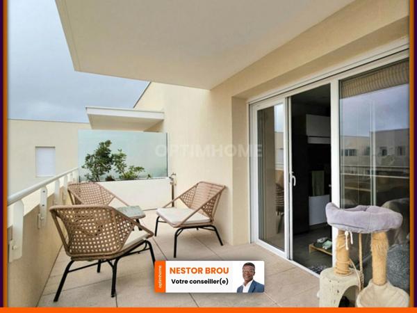 FRONTIGNAN (34) - TER 10 MIN DE MONTPELLIER - APPARTEMENT 3 PIECES 66 m² AVEC TERRASSE, PARKING, LOCAL A VÉLOS
