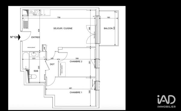 Appartement à vendre 3 pièces 58 m² Colombelles