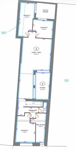 Appartement 117 m2 entièrement rénové