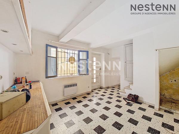 Maison de ville Lunel avec tropézienne à rénover