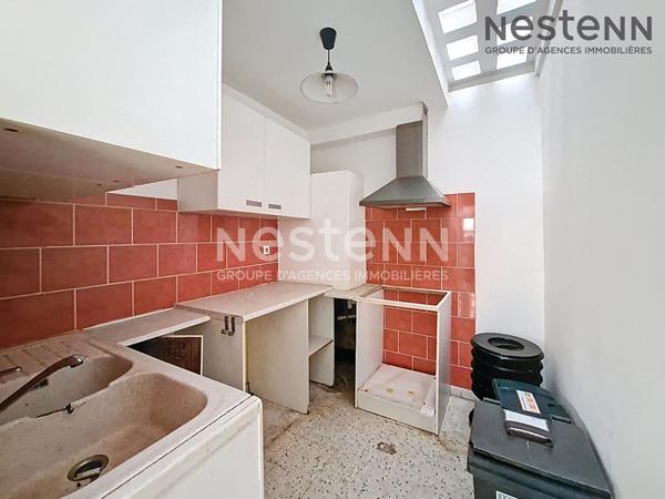 Maison de ville Lunel avec tropézienne à rénover