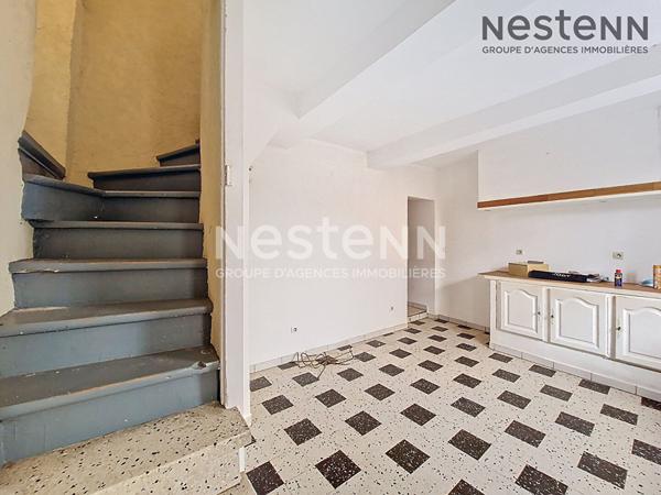 Maison de ville Lunel avec tropézienne à rénover