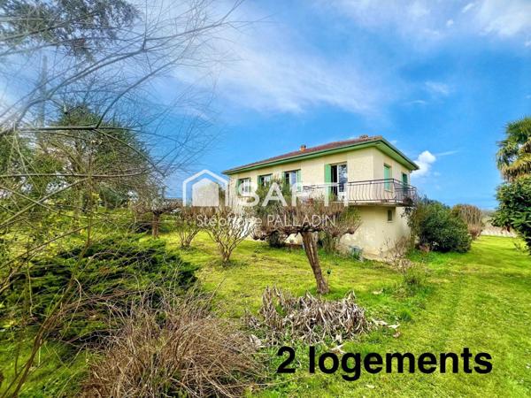 MAISON TRADITIONNELLE 2 LOGEMENTS ET DOUBLE GARAGE