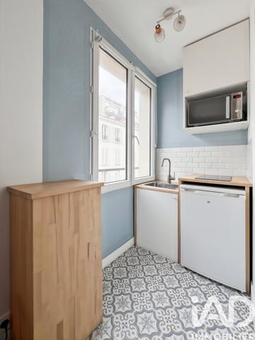 Studio à vendre 13,24 m² Levallois-Perret
