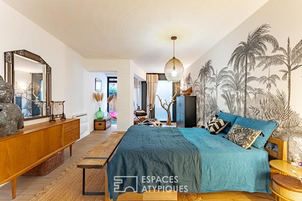 Loft en triplex avec terrasse et courette
