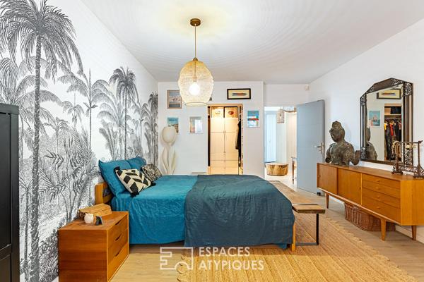 Loft en triplex avec terrasse et courette