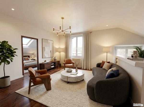Appartement T3 mansardé 50,45 m² avec cave et parking à Sens