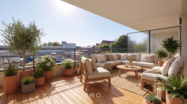 APPARTEMENT T3 84 M2 - BALCON - GARAGE- STATIONNEMENT VANNES CENTRE AVEC ASCENSEUR
